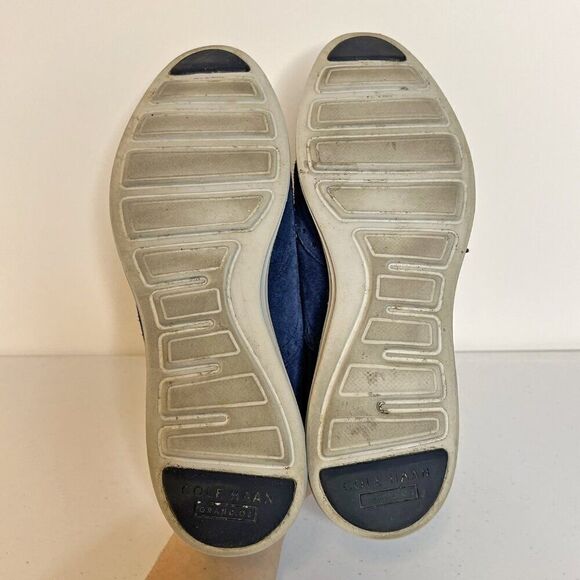 Cole Haan Blue Suede Original Grand Wing II Sneakers W05152 - Picture 6 of 8